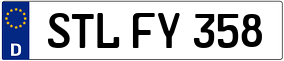 Truck License Plate